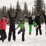 Snowmobile Tour Golden BC is tons of fun for groups