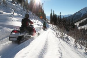 banff snowmobile tours
