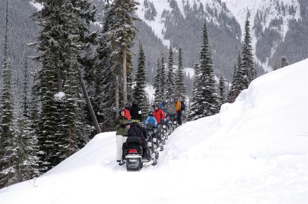 snowmobile tours banff