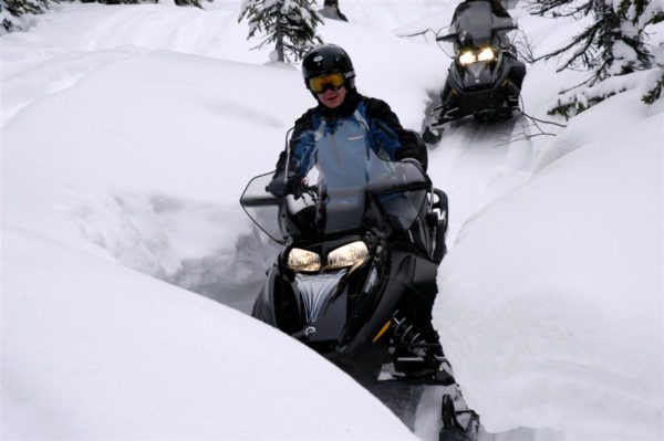 Snowmobiling