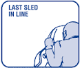 last sled in line
