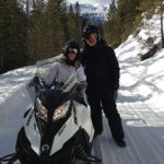 snowmobiling in golden, BC