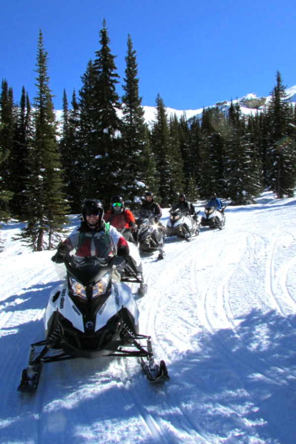 snowmobile tour group